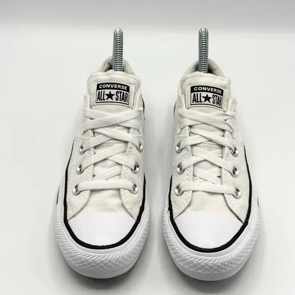 Converse All Star Slip On Low Lace Up White Sneakers - US Women’s 6 / EU 36.5 - Picture 4 of 14